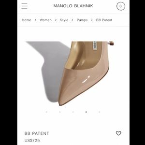 Manolo Blahnik size 8.5